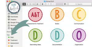 File Organization Tags