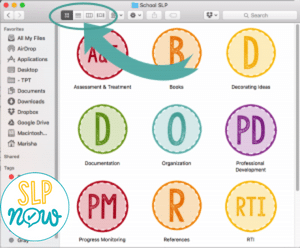 I know I can't be alone in asking, "How do I organize my digital therapy materials?" If you're like me and buy or download way too many resources, then you need to check out my 5-step tutorial in this post! It will help you organize all of those digital files to avoid clutter on your computer.