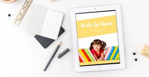 Are you looking for new books to add to your library in your therapy room? I've created a list of 109 recommended books, which I've sorted by theme. To find out what all is on this books by theme list, click through to this blog post!