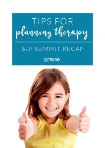 Did you catch the SLP Summit? I hope so! I received tons of questions during my presentation, many of which I was unable to answer due to time constraints. So, I wrote up this blog post with all of the questions I was unable to answer then and, well, answered them! Click through to get all kinds of practical therapy planning tips from my answers!