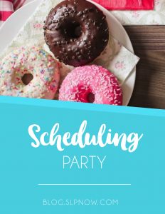Scheduling Party Freebie