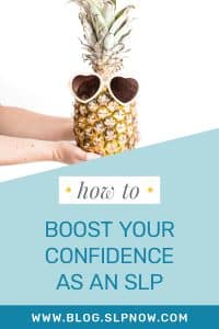 There is such a thing as Imposter Syndrome, and SLPs can feel it just as much as anyone else. When you're feeling a lack of confidence in your speech therapy abilities, take a moment to remind yourself how far you've come. This blog post gently reminds speech-language pathologists how to boost your confidence, so click through to read it!