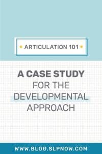 This week on the blog we are introducing you to Casey, a fifth grader who struggled to produce her "r" and "th" sounds. We dive into her treatment plan and provide examples of target selection using a developmental approach. We also share sample short-term + long-term goals, as well as strategies and activities for implementing this approach. Check it out →