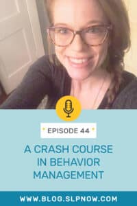 In this week's episode of the SLP Now podcast, Marisha sat down to chat with behavior expert Amy Chambers and dig into children's behavior. Amy shares some actionable tips and ideas to get you out of the behavioral weeds and back on track with your lesson plans. Spoiler alert: Patience, creativity, and mindfulness are all part of the equation!