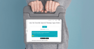 3 of my favorite apps for speech therapy