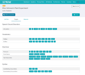 SLP Now Miss Johnsons Plans A Garden