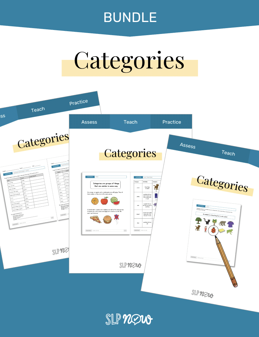 SLP Now Categories Skill Pack